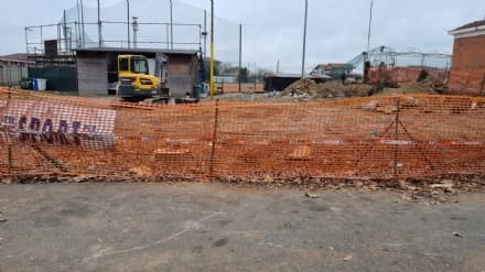 CASTELLAMONTE - Al via i lavori per i nuovi spogliatoi del baseball