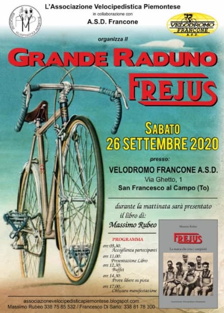 CICLISMO - Sabato 26 il Grande Raduno Frejus a San Francesco al Campo