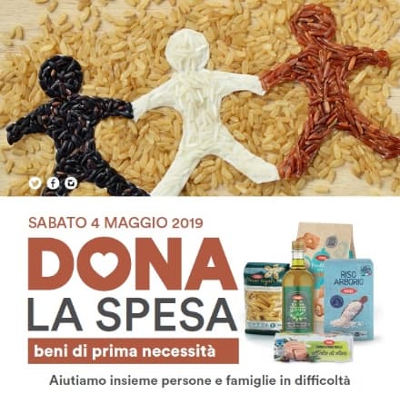 CALUSO-STRAMBINO - Sabato torna la raccolta «Dona la spesa»