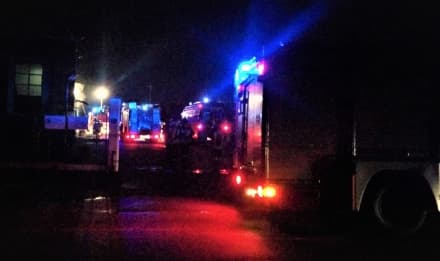 BARONE - Incendio in azienda: intervento dei pompieri - VIDEO