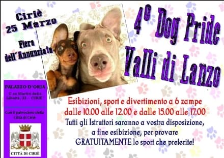 CIRIE' - Domenica la quarta edizione della giornata dell'orgoglio canino