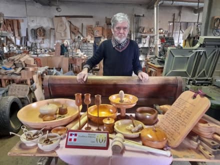 QUAGLIUZZO - Antichi mestieri: la storia di Renzo Zucca, l'artigiano artista che lavora ancora il legno a mano - FOTO e VIDEO