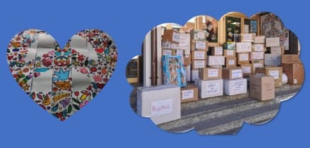 LOCANA - Insegnanti della scuola, alunni e genitori in aiuto dei bambini ucraini