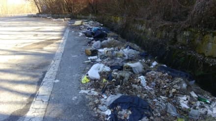 LOMBARDORE - La strada per il Paradiso è irta di rifiuti - FOTO