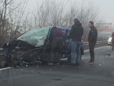 LOMBARDORE - Incidente sulla 460. Un bimbo ferito - FOTO