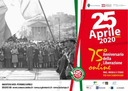 25 APRILE - Una Web Marathon sul sito internet del Consiglio regionale del Piemonte