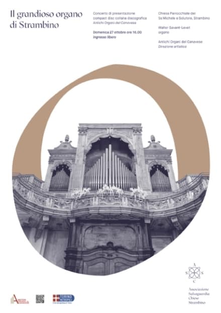 STRAMBINO - Il Grandioso Organo di Strambino con il maestro Walter Savant-Levet