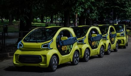 MOBILITÀ SOSTENIBILE - Eni: nella Città di Torino la flotta Enjoy diventa elettrica con l'arrivo di 100 city car XEV YOYO