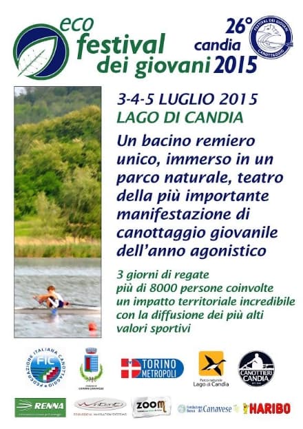 CANOTTAGGIO - Il lago di Candia ospita il 26° Festival dei Giovani