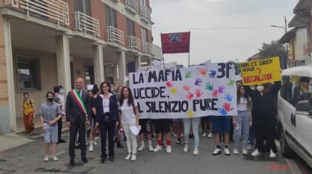 LEINI' - La «Camminata della Legalità» a trent'anni dagli attentati a Falcone e Borsellino - FOTO