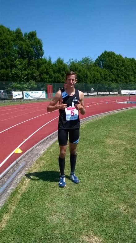 ATLETICA LEGGERA - Risultato storico per Davide Favro in gara a Fidenza