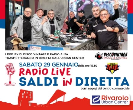 RIVAROLO CANAVESE - Radio Live! dal centro commerciale Urban Center