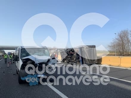 CHIVASSO - Incidente mortale sull'autostrada A4: vittima un camionista di 59 anni. Ferita anche una suora - FOTO