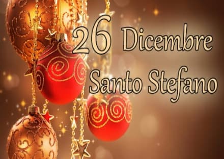 26 DICEMBRE - Il giorno degli avanzi