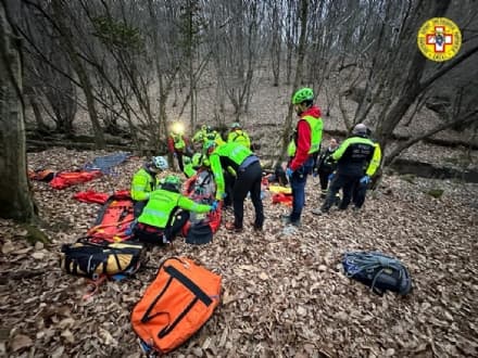 CHIAVERANO - Si schianta con la bicicletta sui sentieri della Serra: donna ricoverata a Ivrea