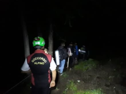 VALPRATO SOANA - Otto scout minorenni salvati dal soccorso alpino