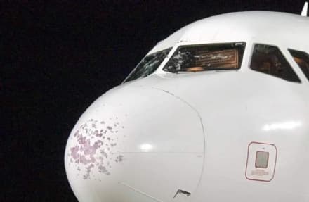 CASELLE - Aereo per la Sardegna bersagliato dalla grandine subito dopo il decollo: il pilota costretto ad atterrare a Verona