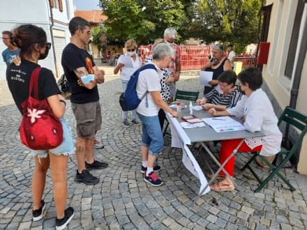 BORGIALLO - Referendum eutanasia legale: la raccolta firme ha fatto tappa in Valle - FOTO