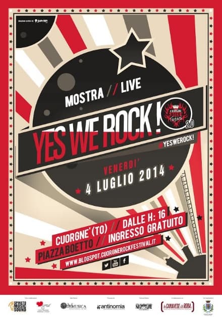 MUSICA - «Yes We Rock» per sostenere il Cuorgnè Rock Festival, da 2 anni in stand-by