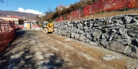 CASTELLAMONTE - Proseguono i lavori per l'allargamento della Provinciale di Campo