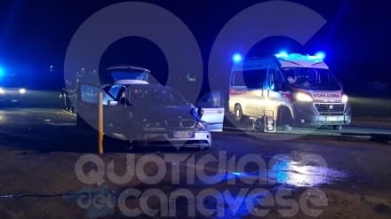 OZEGNA - Incidente sulla provinciale 222, strada chiusa e due feriti - FOTO E VIDEO