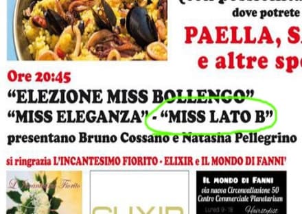 BOLLENGO - La Pro loco organizza il concorso «Miss Lato B»: scatta la rivolta sui social