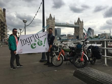 INGRIA - Dalla Valle Soana a Londra in Ciao: missione compiuta per Andrea e Giorgio