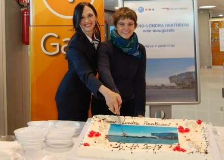 CASELLE - Inaugurato il nuovo volo Torino-Londra