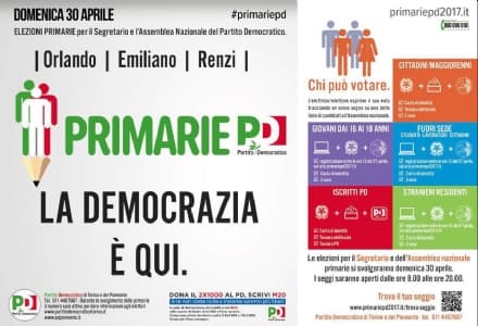 ALTO CANAVESE - Ecco i seggi allestiti per le primarie Pd di domenica
