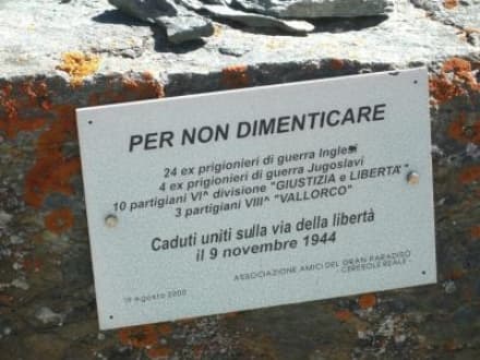 CERESOLE - L'omaggio in quota alle vittime della Galisia