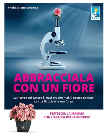 CORONAVIRUS - Festa della mamma: l'Azalea della Ricerca AIRC si compra su Amazon