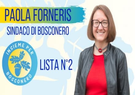 ELEZIONI BOSCONERO - Paola Forneris si conferma sindaco