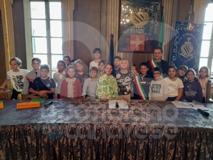 RIVAROLO CANAVESE - Consiglio comunale dei ragazzi: Matteo Dell'Api è il sindaco - FOTO e VIDEO