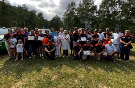 RUEGLIO - L'amministrazione comunale ringrazia gli eroi che hanno domato l'incendio - FOTO