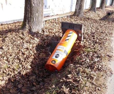 SAN GIUSTO CANAVESE - Sradicato e abbattuto uno dei velox del paese