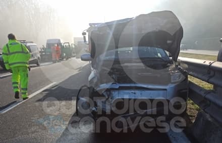 IVREA-SANTHIA' - Auto investe due operai che tagliano l'erba: entrambi al Cto - FOTO