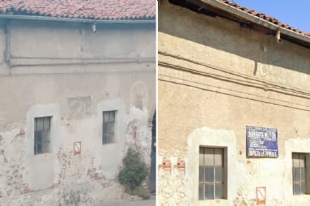 RIVAROLO CANAVESE - Sparito l'antico cartello del Touring Club a Mastri: «Sottratto un pezzo di storia»