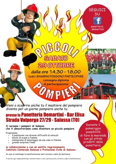 SALASSA - I «Piccoli Pompieri» crescono...