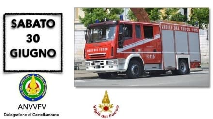 CASTELLAMONTE - Entra in servizio il nuovo camion dei pompieri