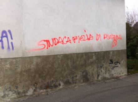 LEINI - Insulti contro il sindaco Leone sui muri della città