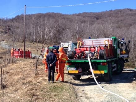 FORNO - Maxi esercitazione dei volontari Aib - FOTO