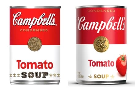 ARTE - Dopo mezzo secolo, le zuppe Campbell's cambiano immagine