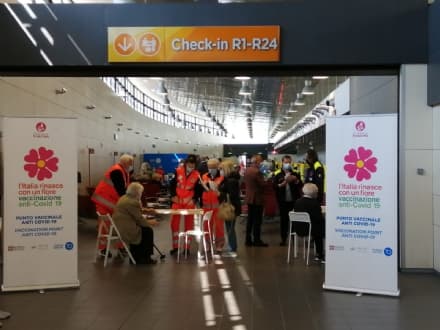 CASELLE - Chiude l'hub vaccinale dell'aeroporto: il ringraziamento a professionisti e volontari