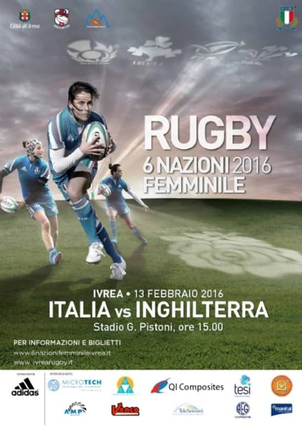 RUGBY - Il «6 Nazioni» femminile a Ivrea: c'è Italia-Inghilterra