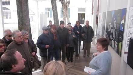 IVREA - I disabili visivi dell'Apri Onlus in visita al Museo Civico Garda