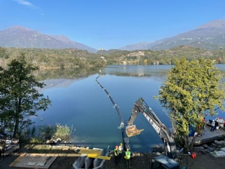 IVREA-CHIAVERANO - Al via i lavori per la depurazione delle acque del Lago Sirio