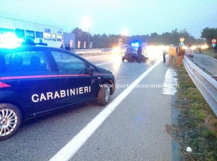 ALBIANO - Incidente stradale auto contro tir: due ragazzi feriti