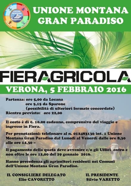 LOCANA - Viaggio a Verona per gli agricoltori canavesani