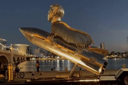 CURIOSITA’ – La statua di Elon Musk (che Musk non ha voluto)