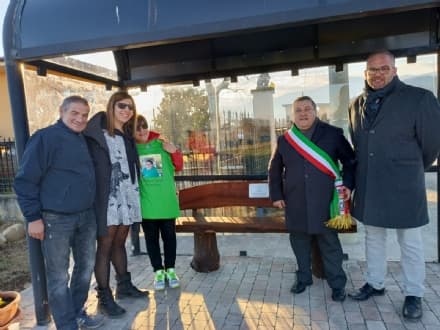 VALPERGA - Inaugurata a Braidacroce la nuova panchina in ricordo di Nicolò Venturino - FOTO